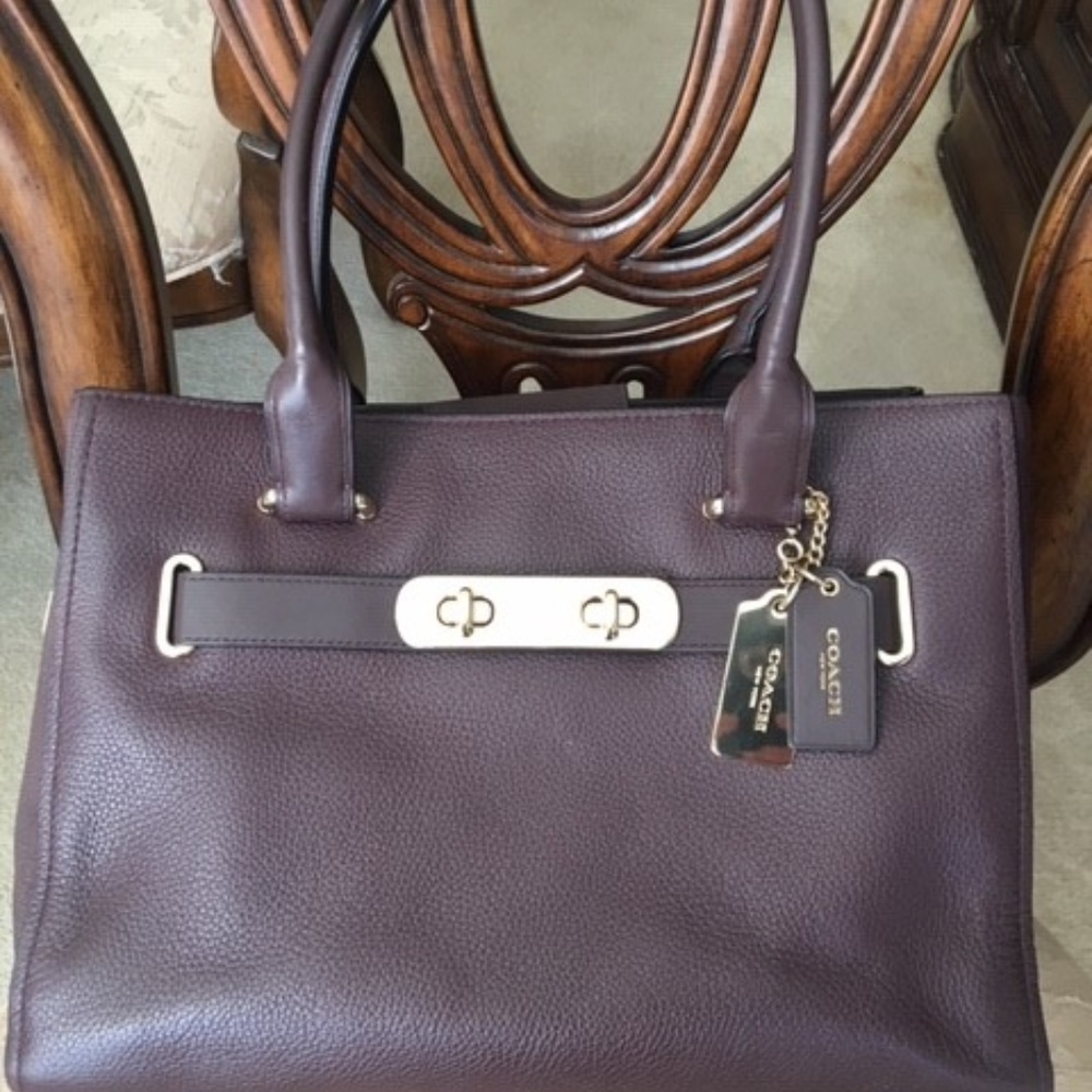 Coach large, tote style purse